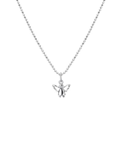 Lily & Lotty Kinder und Jugendliche-Halskette 925 Sterling Silber Diamant 'Gabriella' 36cm mit 4cm  0.01.0130
