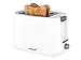 Produktbild Korona 21131 Toaster in weiss - 2 Scheiben Toaster mit Brötchenaufsatz sowie einer Auftau- und Aufwärmstufe