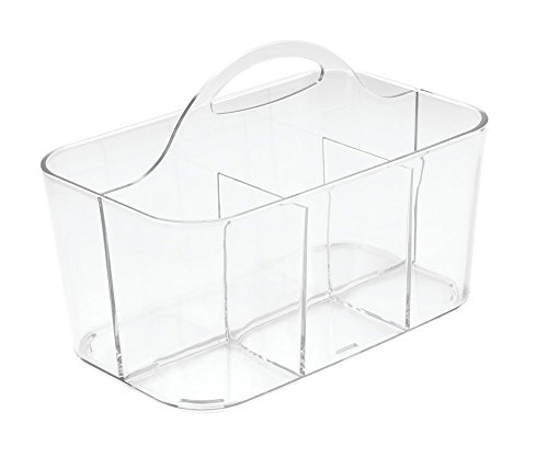 mDesign Organizador de escritorio con asa incorporada para guardar art culos de papeler a Organizador de oficina Clasificador de pl stico con 4 compartimentos transparente reviews mDesign Organizador de escritorio con asa incorporada para guardar art culos de papeler a Organizador de oficina Clasificador de pl stico con 4 compartimentos transparente