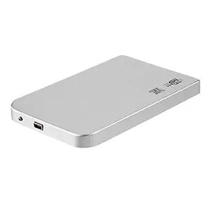 Decdeal 2.5in USB3.0 SATA SSD HDD Hard Drive Box 5Gbps 3TB USB3.0 SATA Portable Hard Drive Box (Silver)