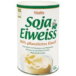 Preisvergleich Produktbild Veganes Eiweisspulver aus Soja- Natur