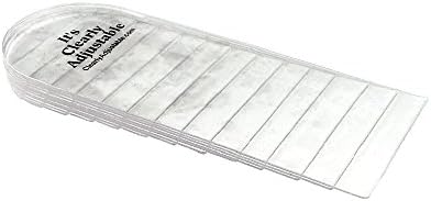 Clearly Adjustable Heel Lift | Heel Lift for Leg Length Discrepancies or Increasing Height Size Small upto 5.5