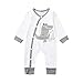 Produktbild togel Newborn Baby Mädchen Jungen Long Sleeves Krokodil Print Strampler Overall Kind Kleidung Mädchen Kleid Prinzessin Prinzessin Ärmel Röcke Baby Klamotten Baby Strampler Körper junge Mädchen