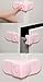 Happy Cherry Child Kids Baby Door Fridge Drawers Safety Lock(4 Pack,White and pink)