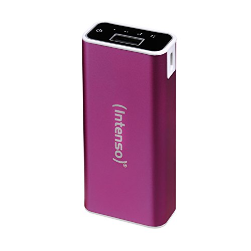 Intenso Powerbank A5200 Aluminium externes Ladegerät (5200mAh, für Smartphone/Tablet PC/MP3 Player/Digitalkamera) rosa
