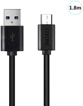 USB-C Cable, CeeOne 6ft/1.8m Reversible USB-C to USB 2.0 Cable with 56k Ohm Pull-up Resistor for Apple New Macbook 12 Inch, Google Chromebook Pixel, Nokia N1 Tablet, Google Nexus 6P/5X, OnePlus 2, Huawei P9/P9 Plus, Xiaomi mi5 and More (Black)