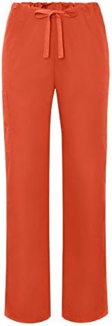 AZ Uniforms Men Women Natural-Rise Drawstring Halloween Costume Party Pants - 504 - Mandarin Orange - XXS