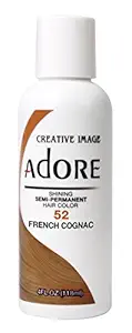 Adore Shining Semi Permanent Hair Colour, 52 French Cognac by Adore