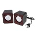 Produktbild GROOMY Kabelgebundene Mini-Lautsprecher/Multimedia-Lautsprecher/PC-Lautsprecher USB 2.0 für Laptop PC MP3 Zufällige Farbe