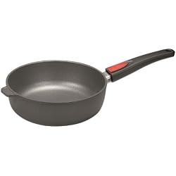 Woll Casserole spécialement conçue pour la Cuisson sur Feux à Induction, avec rebords élevé et Manche Amovible 24 cm Noir