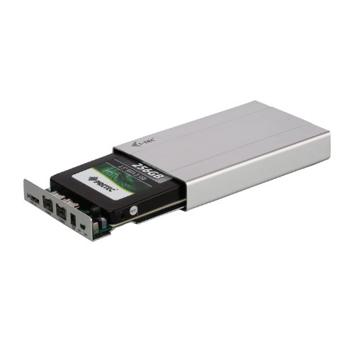 i-tec USB 3.0 Advance MySafe externes 2,5″ Festplattengehäuse 2x FW800 1x USB 3.0 für SATA I, II, III HDD SSD Allu-Gehäuse für optimale Wärmeableitung - 5