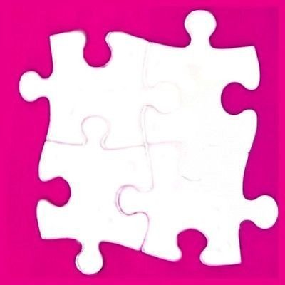 4-tlg. Puzzle Spiegel - 32cm x 32cm