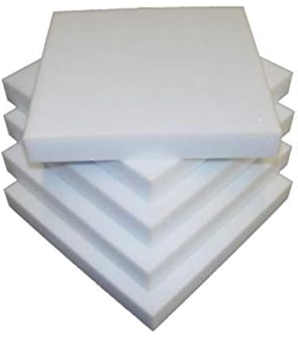 SaRani Imbottitura per Cuscini Spessore Sedie Gommapiuma Coprisedie Morbida 18 kg/mc (55 x 55 x 10 cm