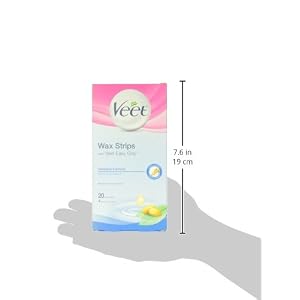 Veet Ready to Use Wax Strips, Sensitive Skin Formula, 20-Count Boxes (Pack of 2) - Image 4