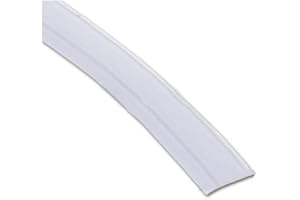 CR-MOESANCO® Cinta Cubre Tornillos para Autocaravana, 12 mm, Goma Blanca, Protección contra Corrosión 10 Metros