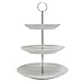 Produktbild Weiße Rund-Etagere mit 3 Ablagen