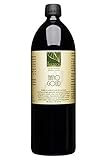 Nano Mineral Colloidal 24k GOLD Water, 10 ppm in a 1 LITRE (100ml) Dark Glass Bottle, Produced by The Health Factory, Sold by Natural World Ltd