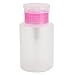 Clear Push Down Liquid Alcohol Press Bottle Acetone Nail Polish Remover Pump Dispenser-120ml