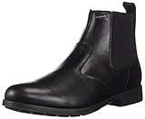  Geox U Hilstone Wide NP ABX G, Botas Chelsea para Hombre, (Black C9999), 44 EU