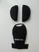 Maxi Cosi CabrioFix Car Seat Belt Pad Black