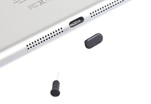 iPad Air 2 Staubschutz Stöpsel - schwarz