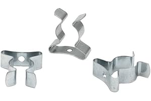 WITTKOWARE Tool Clips, Federklemmen aus Federstahl, verzinkt, geschlossen, Spannbereich Ø 10-12mm, 10 Stück