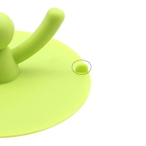 tankerstreet Badewanne Abfluss Stöpsel Dusche Badewanne, Badezimmer Badewanne Dusche Waschbecken Ablaufstopfen auf, Stop Blätter, Waschbecken Badewanne Drain Stopper Gummi Silikon, Dusche Abdeckung für Ablauf Bad Küche Waschraum Badezimmer (blau) - 7