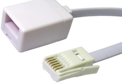Littlebush Systems Limited 15m BT telephone extension [6P4C] cable