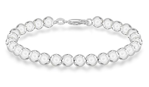 Tuscany Silver Silber 6mm Leichte Kugeln Armband 19cm