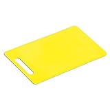 Kesper 30482 - Tabla de Cortar (plástico, 34 x 24 x 0,6 cm), Color Amarillo