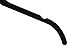 HOMELYWORLD pack of 50 Thin Velvet Hangers, Black Color, Non Slip surface, with Notches, 41.5cm Wide (50)