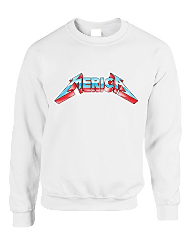 Allntrends Adult Sweatshirt Merica 