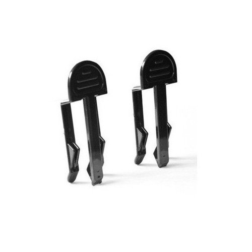 Muelleimer Beutel Clip – SODIAL(R) 2 Stuecke Muelleimer Abfalleimer Muelleimer Tasche Clips Halter - 2