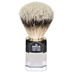 Omega 632 Silvertip Badger Hair Shaving Brush