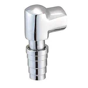 Smile Cock Water Tap for Bathroom, Wash Basin & Kitchen Sink with Water Cooler 300 Series Nozzle Lift Stainless Brass Chrome Finish 180 gr, (Silver,1 Piece)