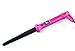 Soft Touch Yogi Twin Barrel Hair Wand and Mini Travel Hair Straightener Iron Gift Set Metallic Pink