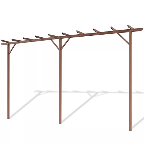 Preisvergleich Produktbild Festnight WPC Pergola Gartenpergola 400 x 40 x 195 cm Braun