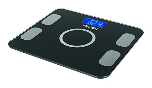 TV Unser Original 01541 VITALmaxx Körperanalysewaage Bluetooth, schwarz