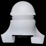 1.Visible desde 100 yardas. Portátil 2 en 1 LED Noche Clip de punta de caña de pescar en Fish Strike Bite Alerta Alarma Luz Pesca LED Clip de caña de pescar Accesorios de pesca (color: Blanco)