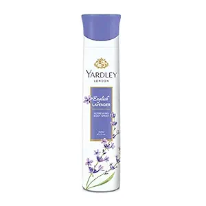 Yardley London English Lavender Refreshing Deodorant Body Spray For Women, 150ml