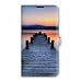 Produktbild Leather flip Case schale Wiko Sunset2 sunset 2 Mer - Ponton N