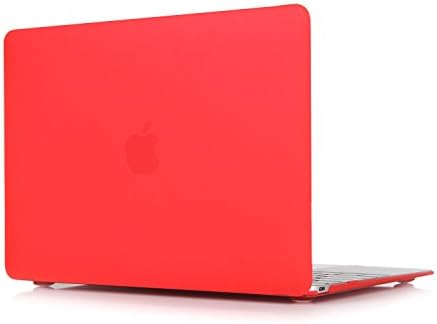 Macbook Pro 13 Case (A1706/A1708),Aesetek Smooth Finish Hard Shell Case for Macbook Pro 13 (2016 Release) A1706 with Touch Bar/A1708 without Touch Bar, Red