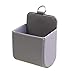 Produktbild HermosaUKnight Universal Leder Auto Air Vent Outlet Aufbewahrungstasche-Pocket Aufbewahrungsbox CD Handy Kleinigkeiten Schlüssel Brille Organizer-grau