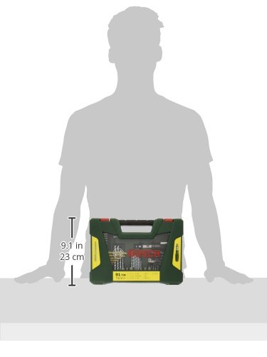 Bosch DIY 91tlg. V-Line Titanium-Bohrer- und Bit-Set mit Ratschen-Schraubendreher und Magnetstab - 5