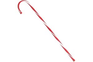 Partilandia Bastón de Caramelo de Navidad de material Plástico de 86 cm