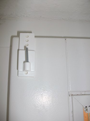 Selbstklebehaken für Vitragestangen verstellbar weiß 4 Stück - 3