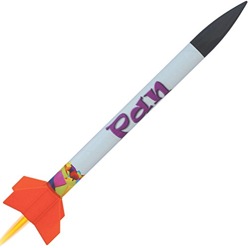 Pan Modellrakete mit Umfangreichem Zubehör: Großer Schnellbausatz komplett mit Startrampe, Zündgerät, Treibsätzen, Elektrozünder und Schutzwatte! - Landung erfolgt mittels Fallschirm