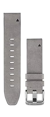 Garmin - Bracelet Daim Gris pour Fēnix 5S - QuickFit - 20 mm
