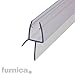 Produktbild FURNICA 70cm Ersatzdichtung für 6/7-8mm Glasdicke, Wasserabweiser Duschdichtung, Lücke 13.4mm UK03