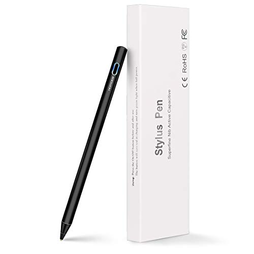 Homder Stylus Pen,Rechargeable Digital Stylus for iPad, Universal Stylus Pencil Compatible with Apple iPad Samsung Tablets and Touchscreen Cellphones